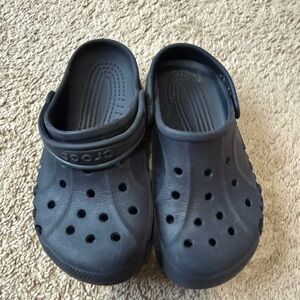 CROCS Kids Black Slip-On Sandals
